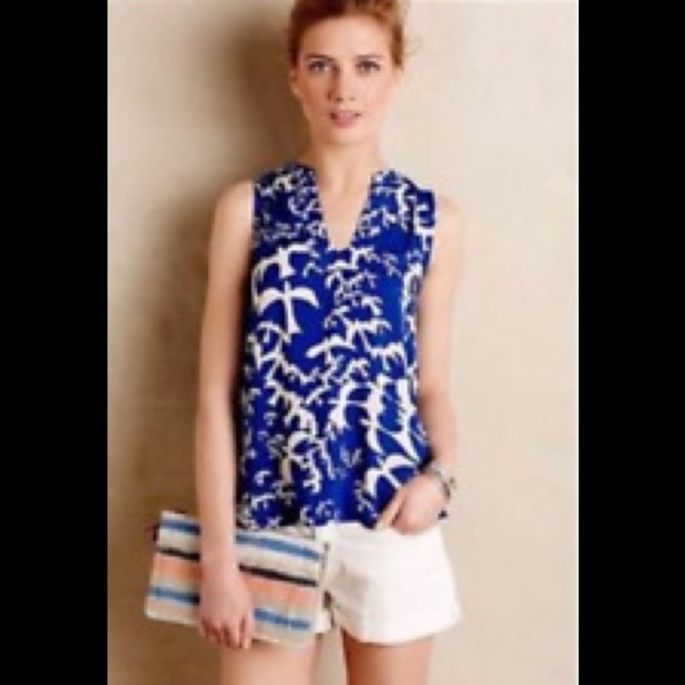 Anthropologie Maeve Seagull tank